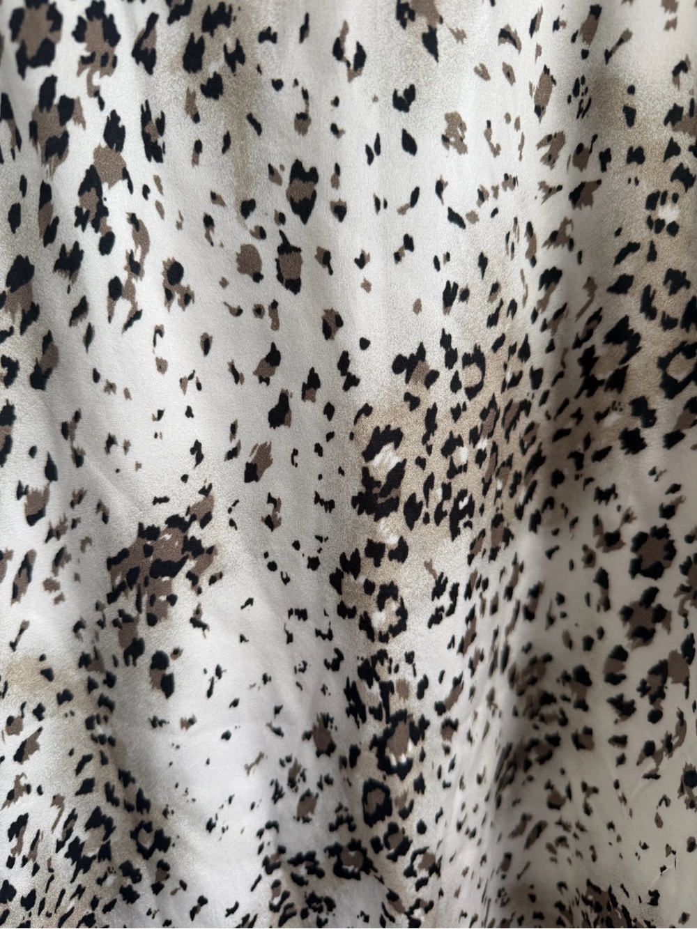 ALICE + OLIVIA Slip Dress Safari Print Silk Cream Tan Mini Women’s Size small - Picture 6 of 10